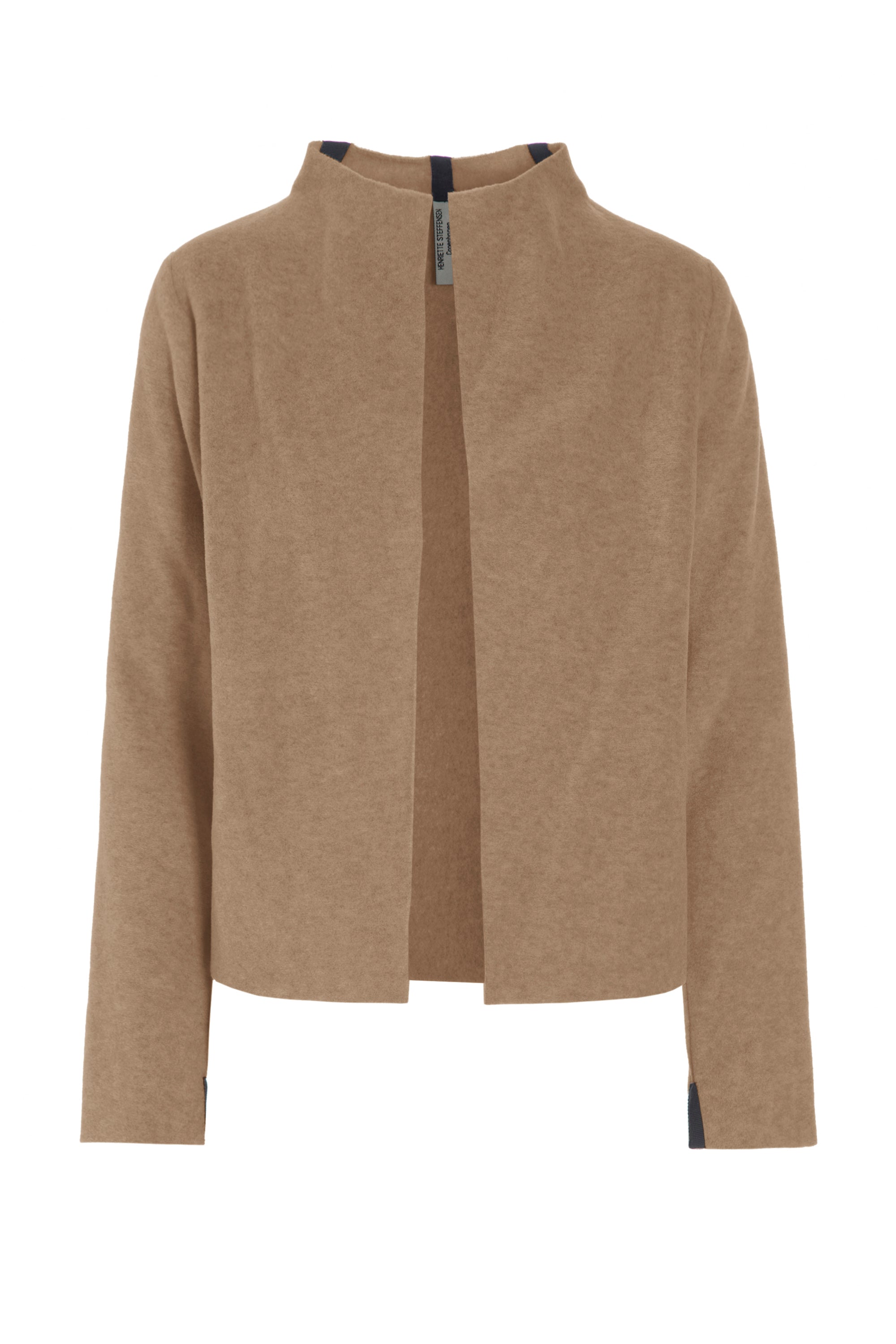 HENRIETTE STEFFENSEN COPENHAGEN KURZER CARDIGAN - 7136 CARDIGANS CAMEL 815