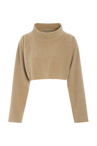 KURZER PULLOVER - 1372 - CAMEL
