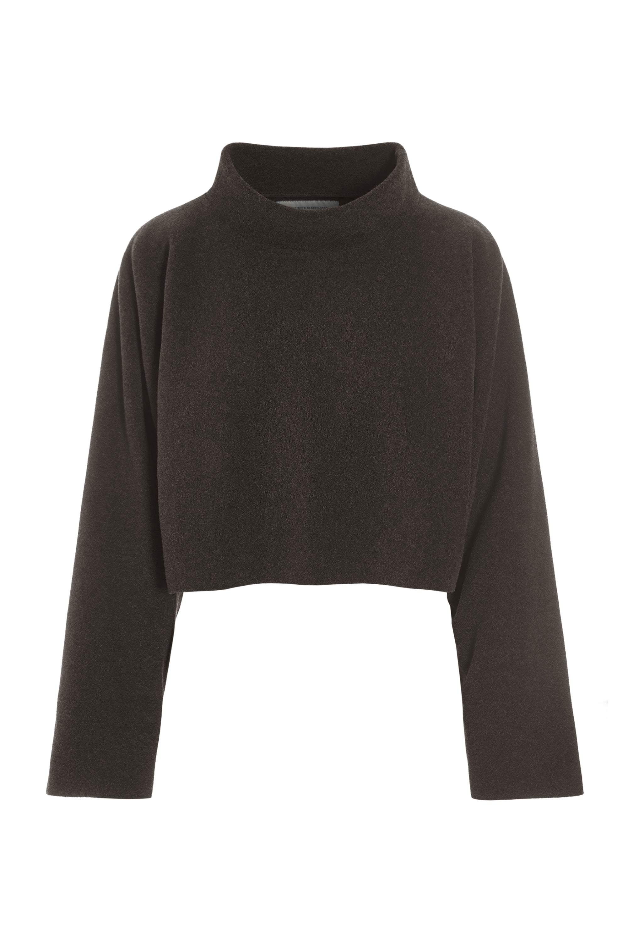 HENRIETTE STEFFENSEN COPENHAGEN KURZER PULLOVER - 1372 BLUSER CHOCOLATE 844