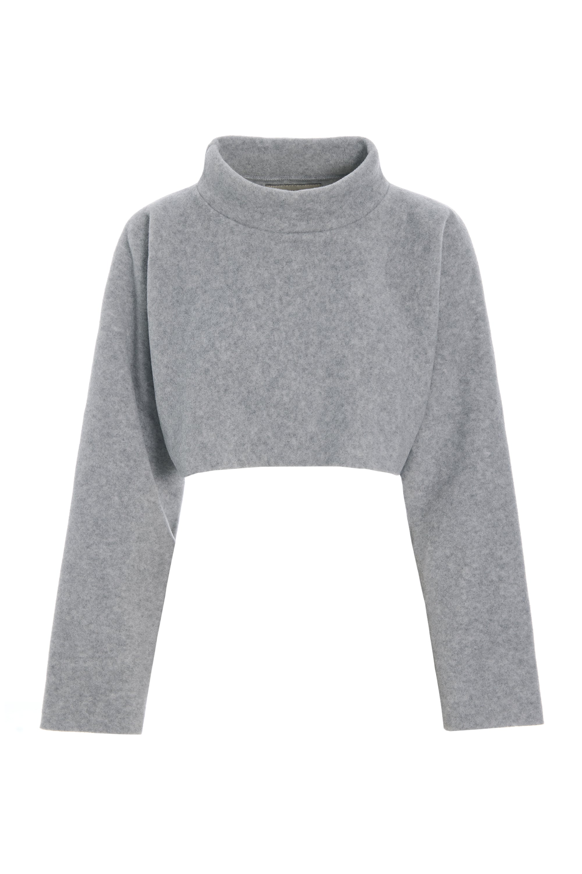 HENRIETTE STEFFENSEN COPENHAGEN KURZER PULLOVER - 1372 BLUSER LIGHT GREY 876