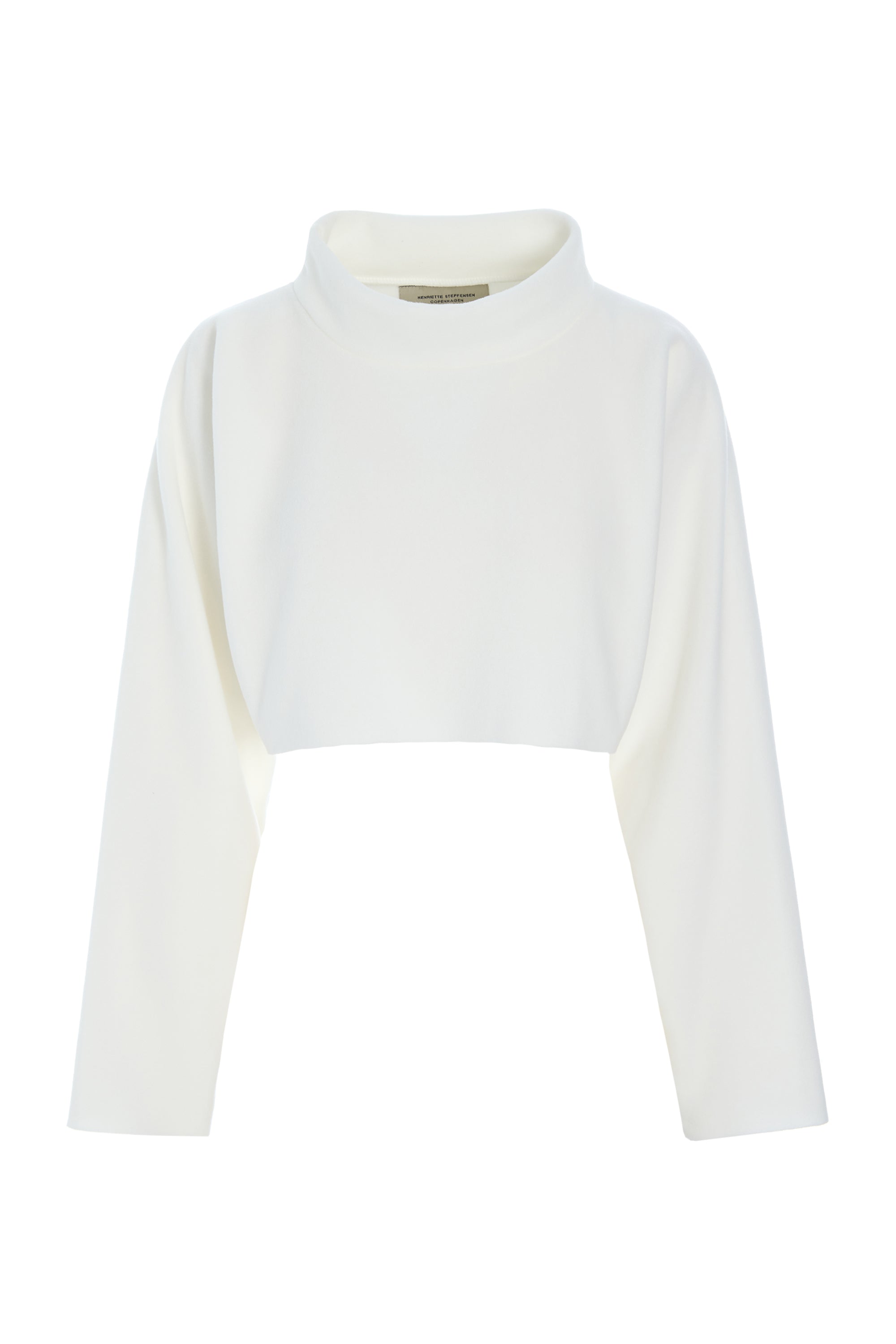 HENRIETTE STEFFENSEN COPENHAGEN KURZER PULLOVER - 1372 BLUSER OFF WHITE 802
