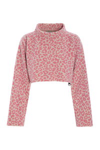 KURZER PULLOVER - 1372P - PINK LEO