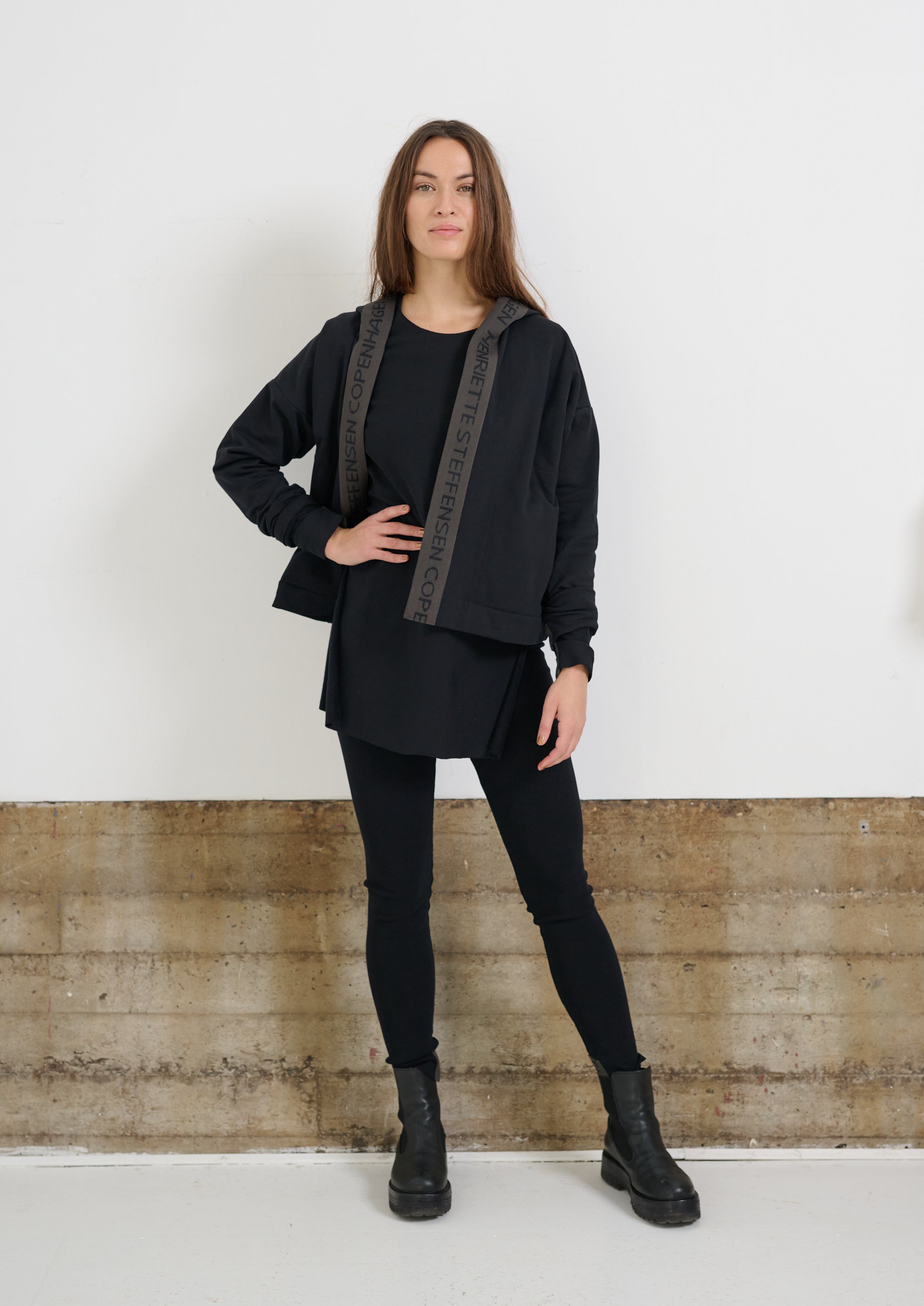 HENRIETTE STEFFENSEN COPENHAGEN KURZE CARDIGAN - 77001 CARDIGANS BLACK 900