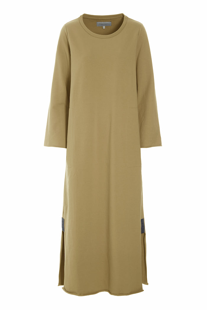 HENRIETTE STEFFENSEN COPENHAGEN LANGARM KLEID - 73009 KJOLER OLIVE 655