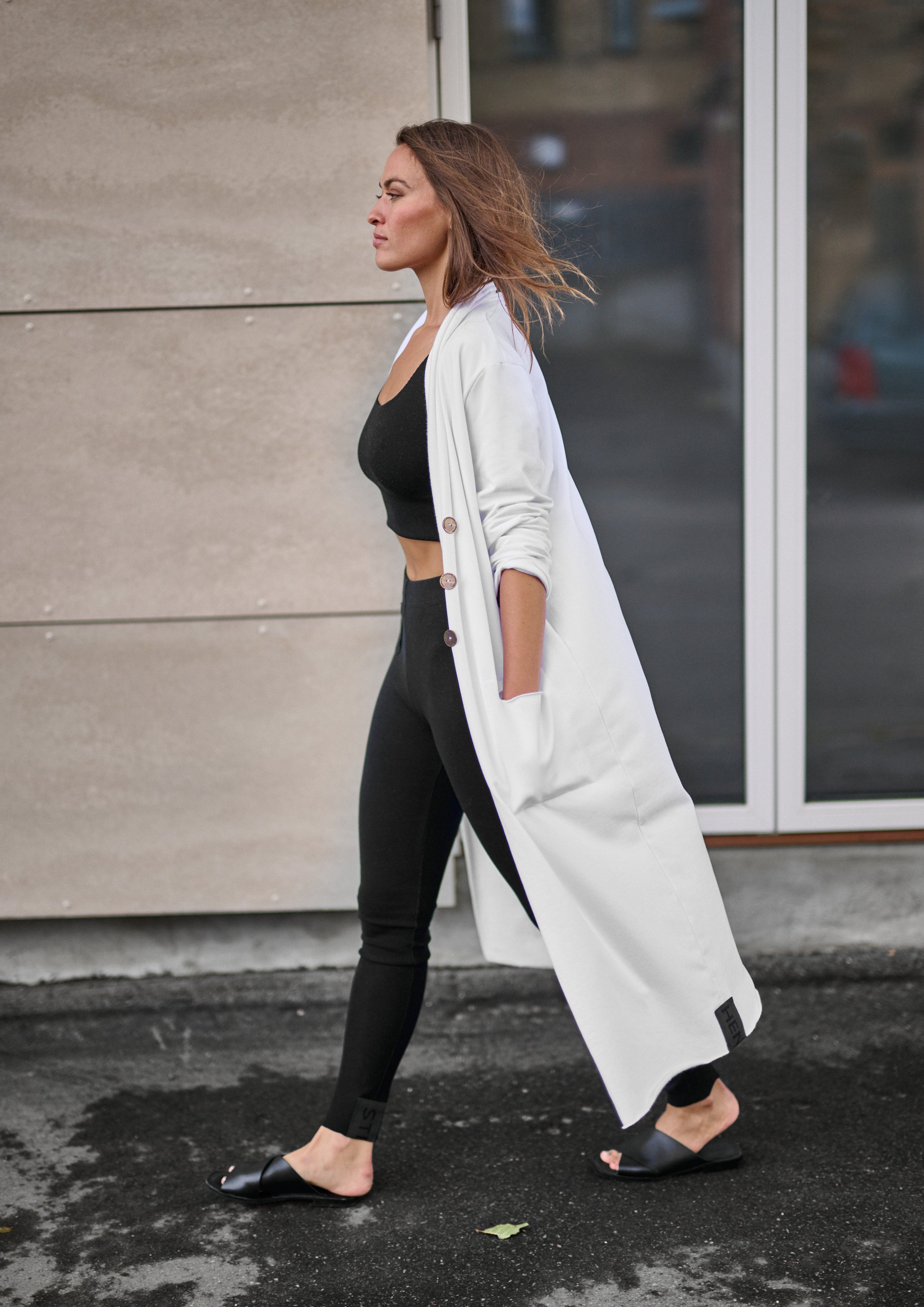 HENRIETTE STEFFENSEN COPENHAGEN LANGEN CARDIGAN - 77002 CARDIGANS WHITE 816