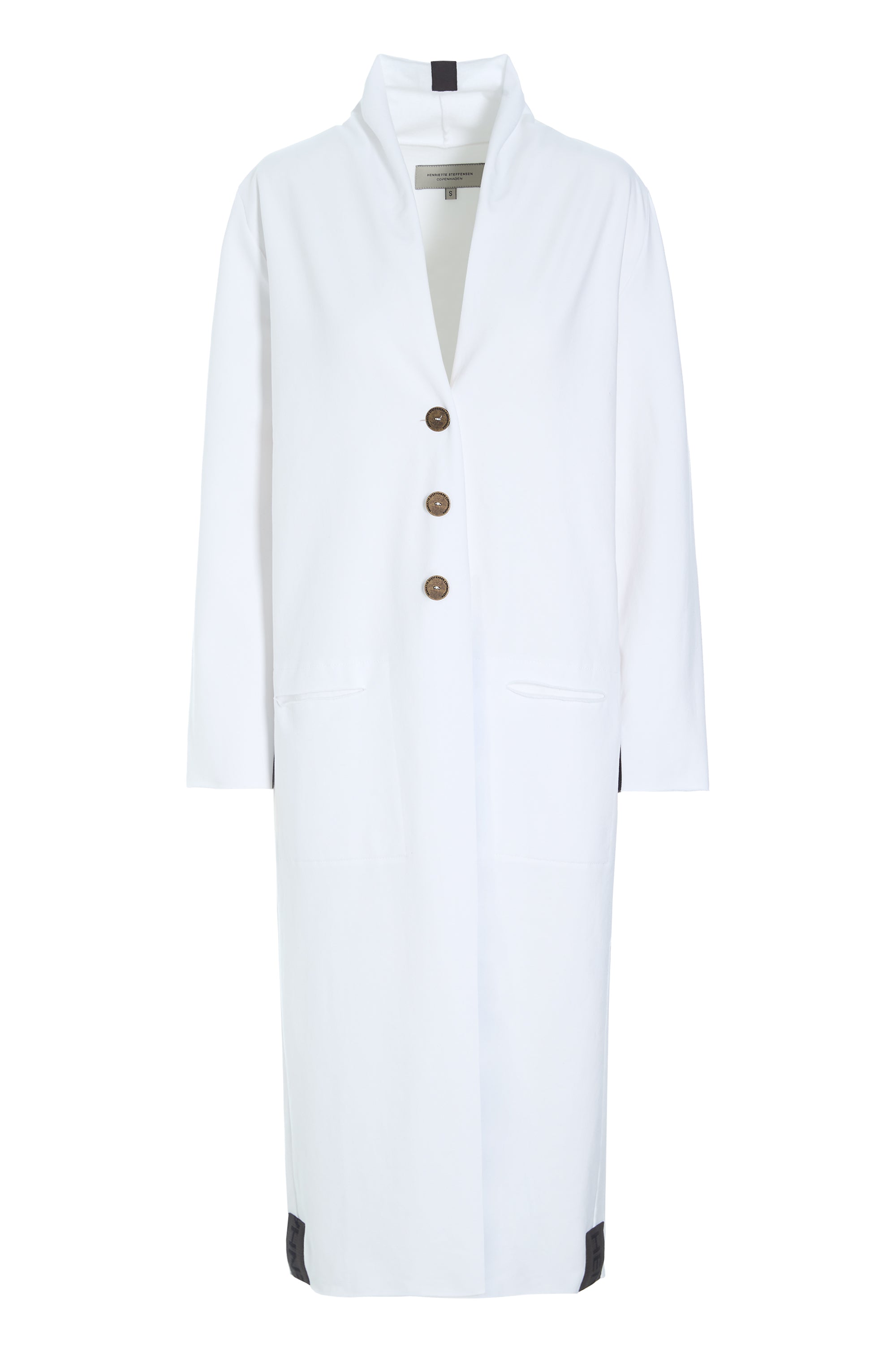 HENRIETTE STEFFENSEN COPENHAGEN LANGEN CARDIGAN - 77002 CARDIGANS WHITE 816