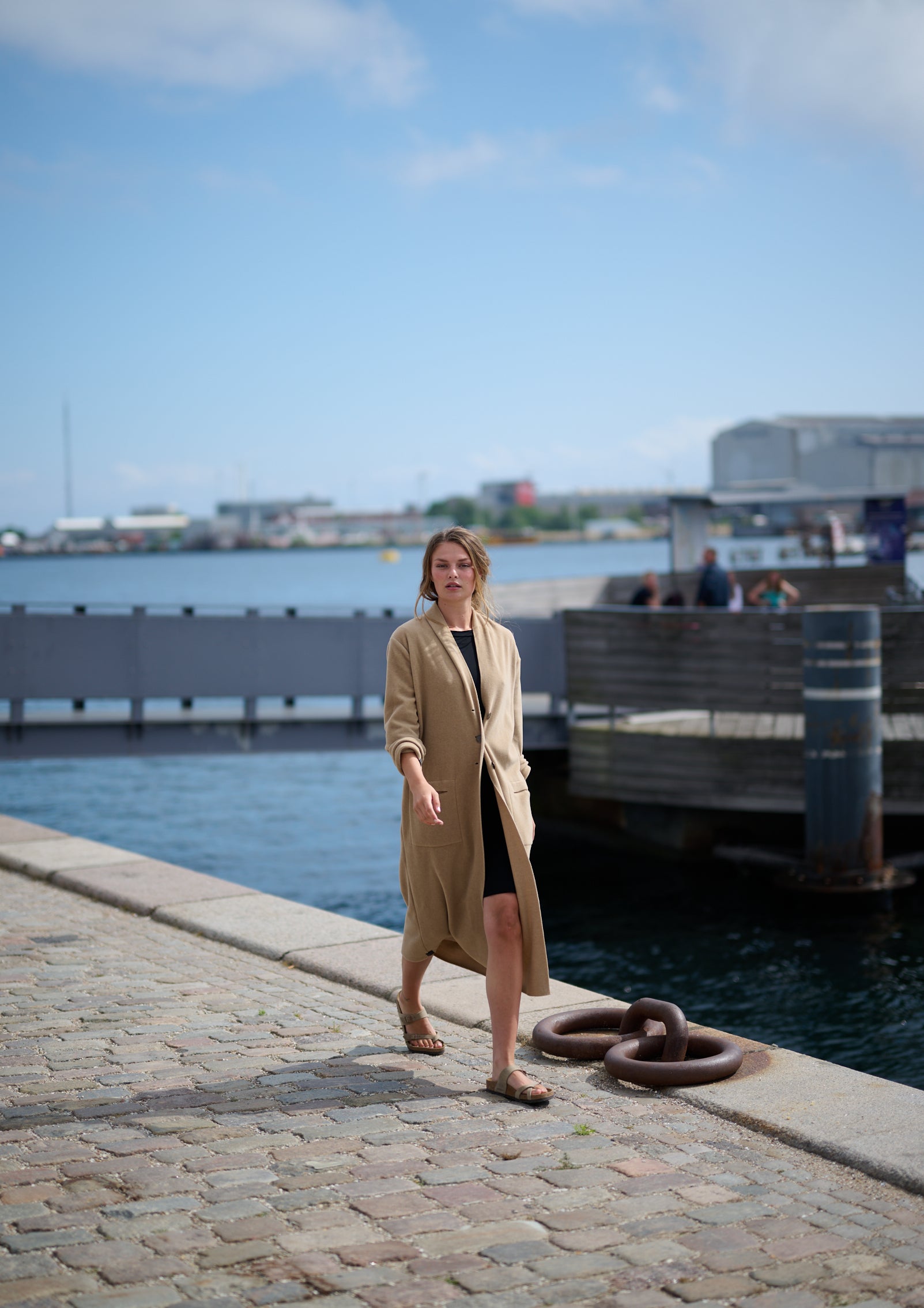 HENRIETTE STEFFENSEN COPENHAGEN LANGER CARDIGAN - 7162 CARDIGANS CAMEL 815