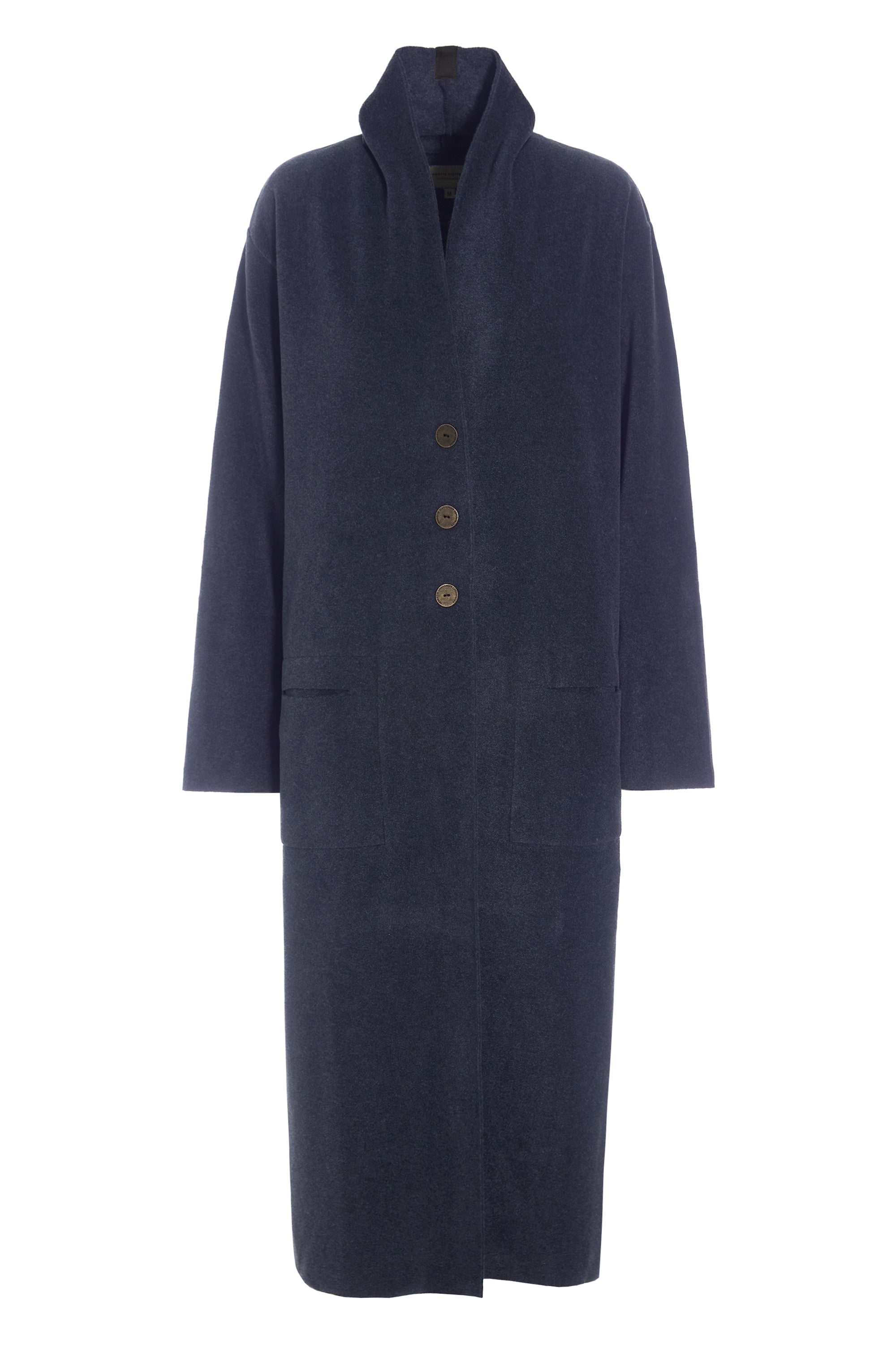 HENRIETTE STEFFENSEN COPENHAGEN LANGER CARDIGAN - 7162 CARDIGANS EVENING BLUE 690