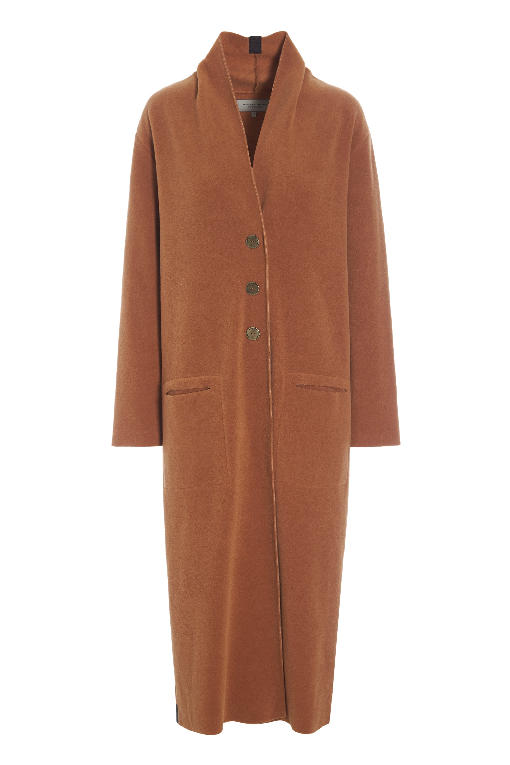 HENRIETTE STEFFENSEN COPENHAGEN LANGER CARDIGAN - 7162 CARDIGANS RUST 706