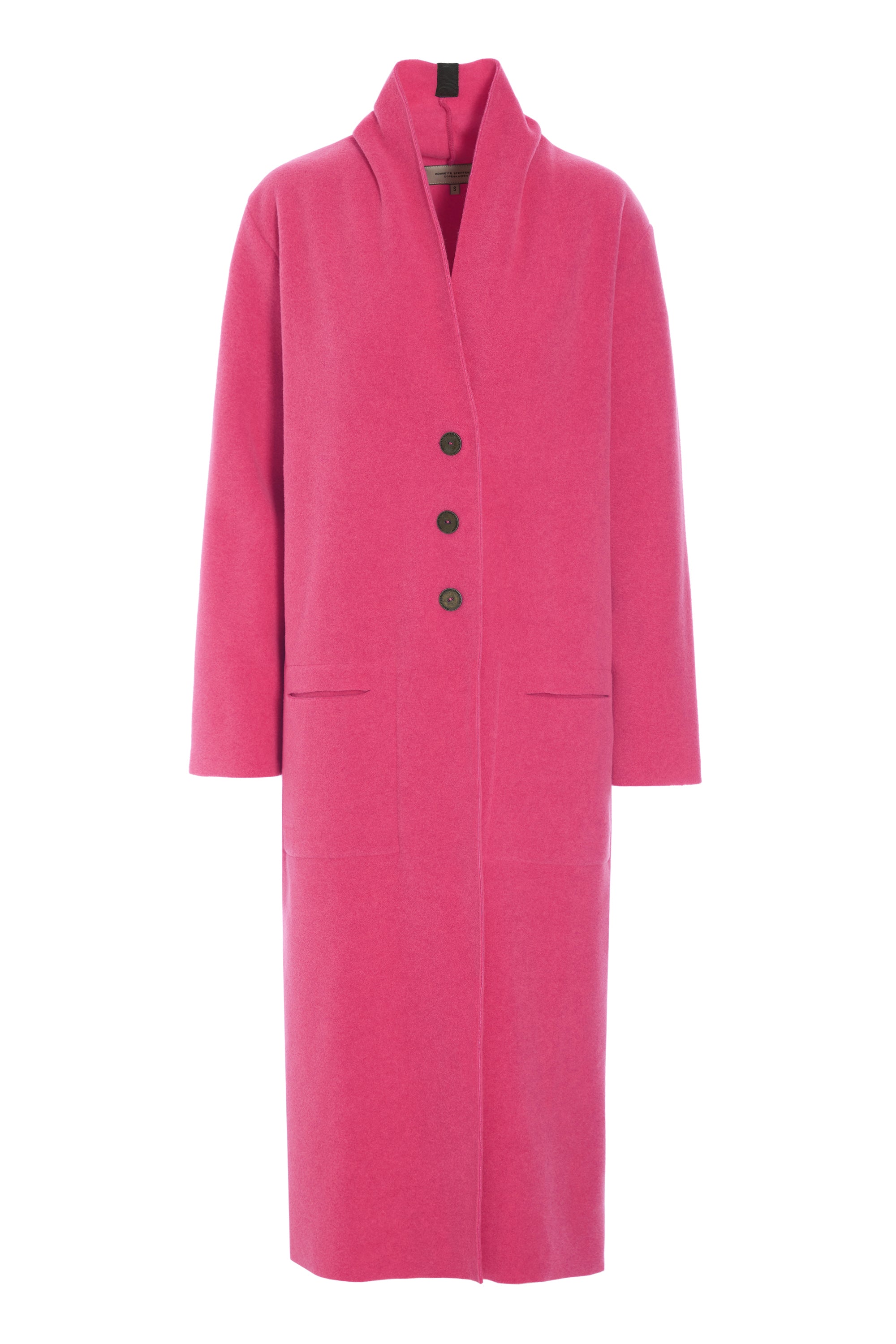 HENRIETTE STEFFENSEN COPENHAGEN LANGER CARDIGAN - 7162 CARDIGANS SUNSET PINK 357