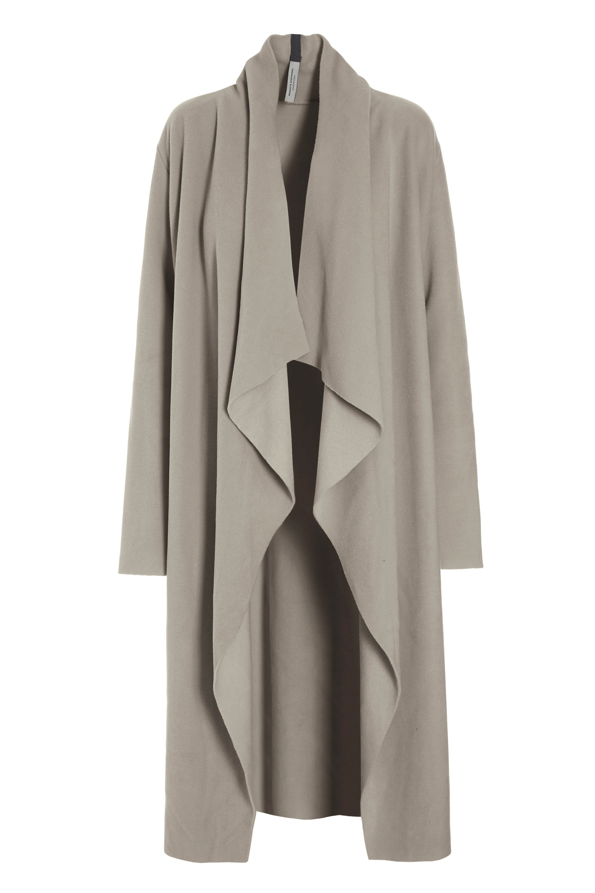 HENRIETTE STEFFENSEN COPENHAGEN LANGE CARDIGAN M/ "WASSERFALL" - 7131 CARDIGANS ELEPHANT 654