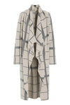 LANGE CARDIGAN M/ WASSERFALL - 7131P - CLAN PRINT KIT