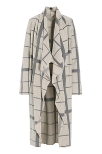 LANGE CARDIGAN M/ WASSERFALL - 7131P - CLAN PRINT KIT