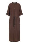 LANGE JACKE - 87001 - CHOCOLATE