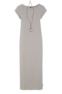 LANGE KLEID MIT SCHMUCK - 98055 - SAND