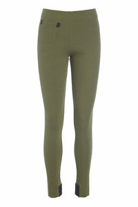 LEGGINGS - 72304 - MOSS