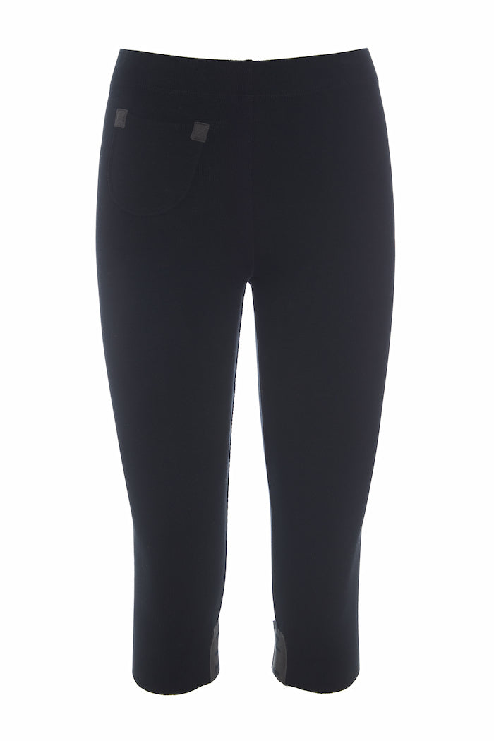 HENRIETTE STEFFENSEN COPENHAGEN LEGGINGS 3/4 - 72015 BUKSER BLACK 900