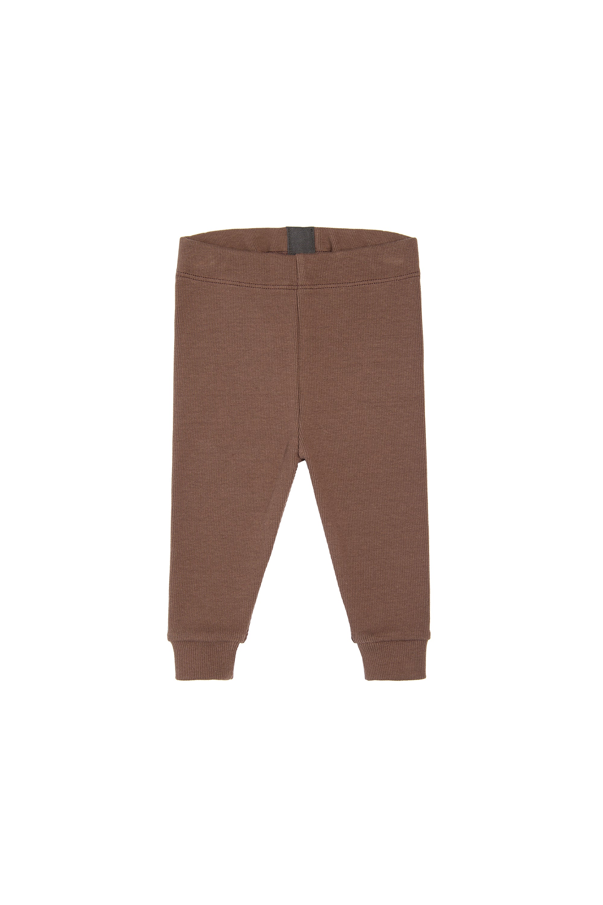 GROWING UP LEGGINGS RIB BABY - 204 GU BUKSER CHOCOLATE 844