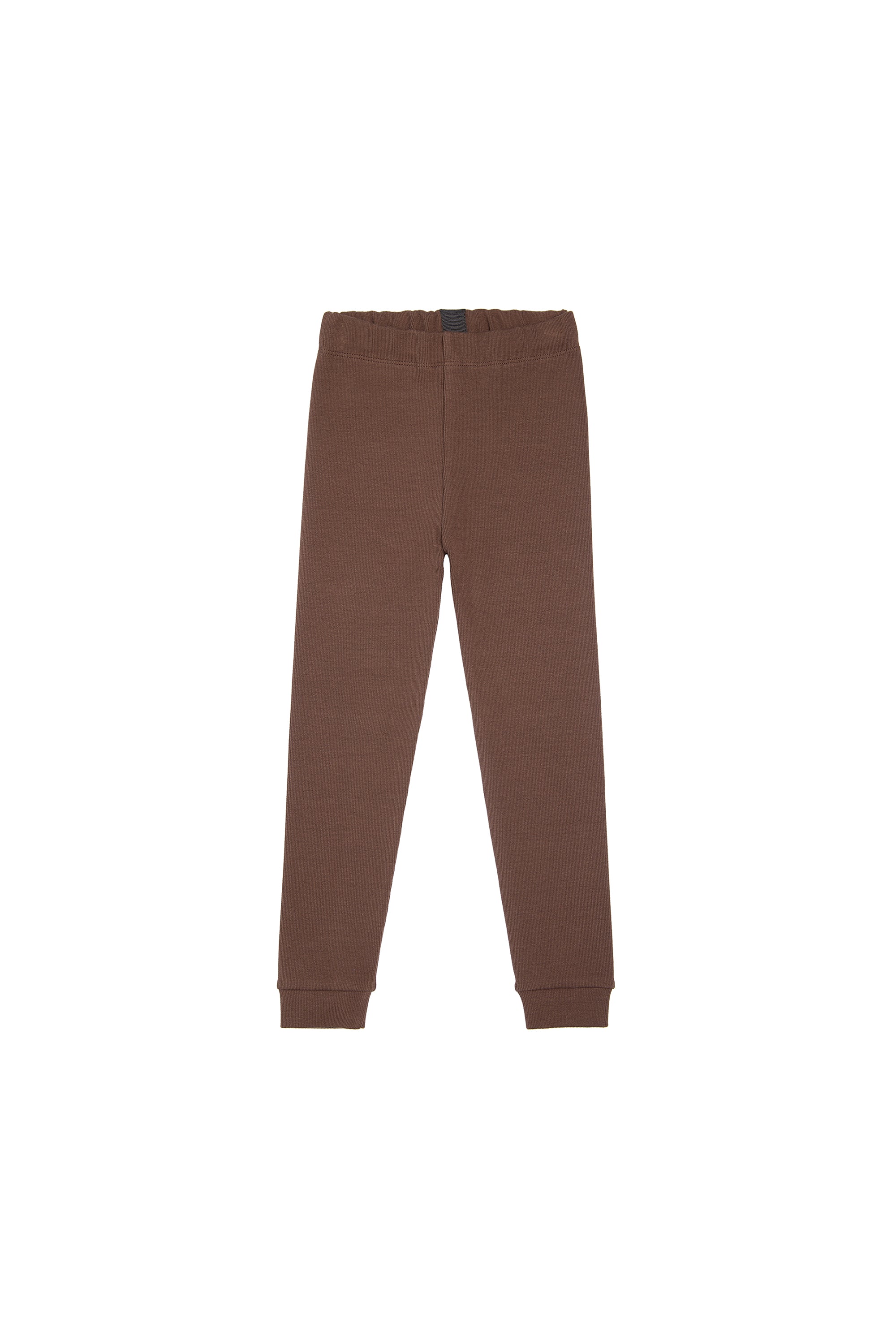 GROWING UP LEGGINGS RIB CHILD - 204 GU BUKSER CHOCOLATE 844