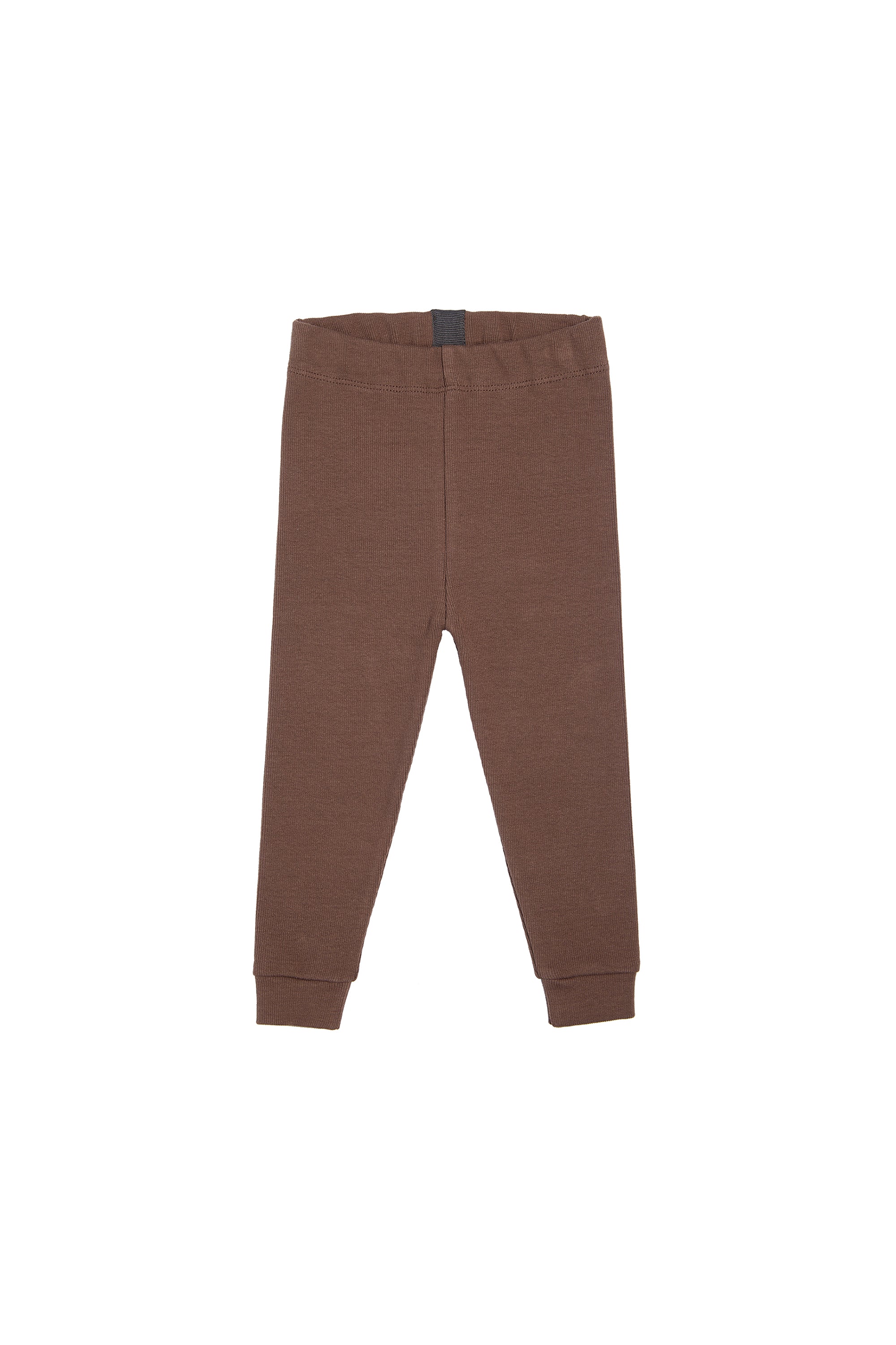 GROWING UP LEGGINGS RIB TODDLER - 204 GU BUKSER CHOCOLATE 844