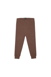 LEGGINGS RIB TODDLER - 204 - CHOCOLATE