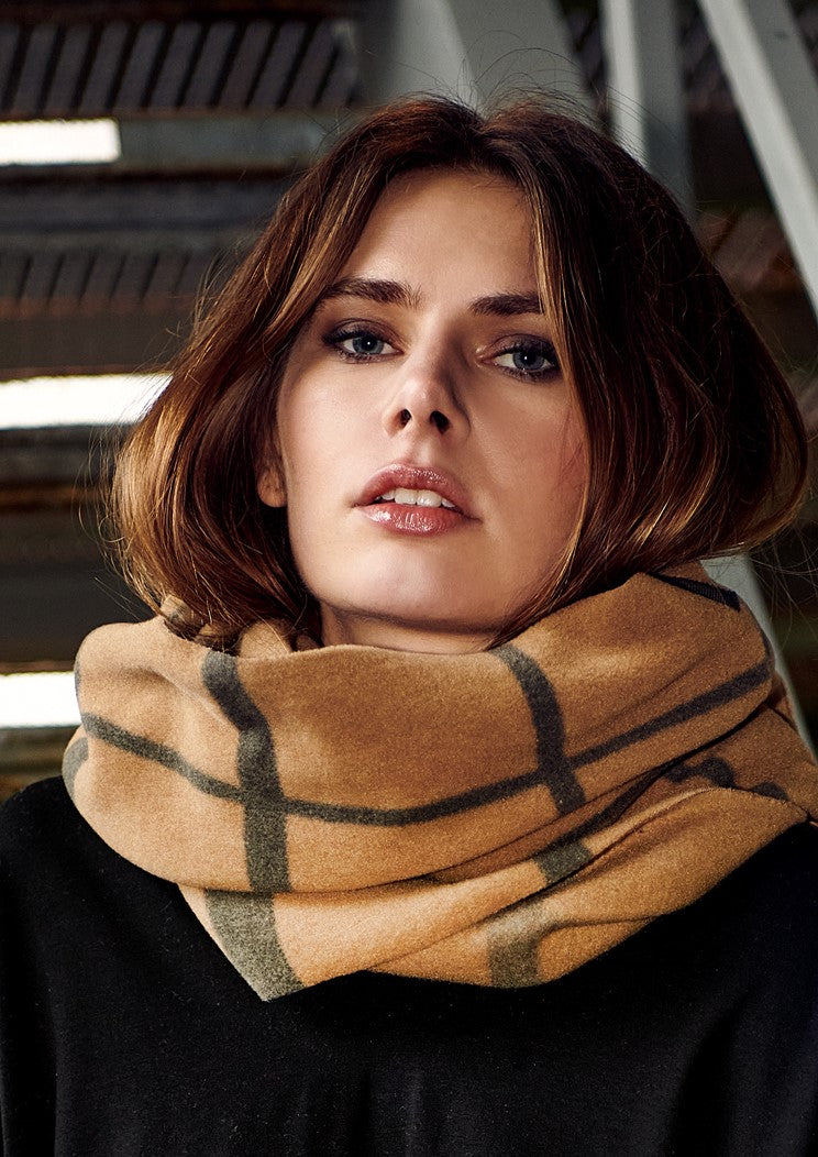 HENRIETTE STEFFENSEN COPENHAGEN LOOP SCHAL - 4074P SCARFS CLAN CHECK 114