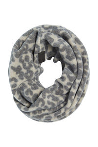 LOOP SCHAL - 4074P - LEOPARD grey