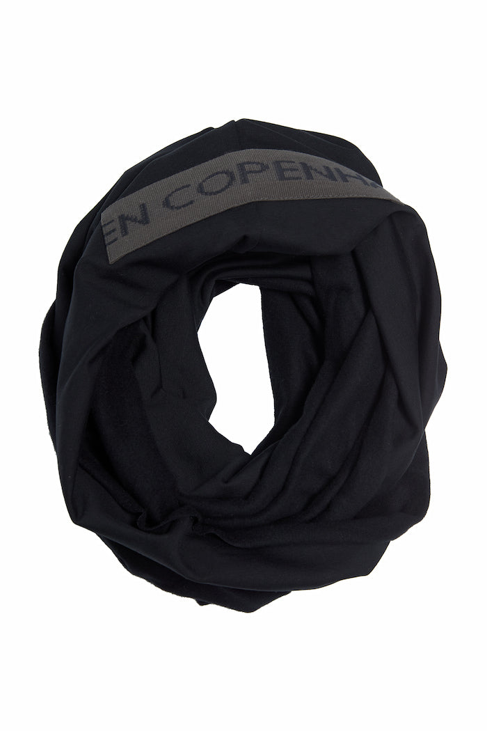 HENRIETTE STEFFENSEN COPENHAGEN LOOP SCHAL - 74002 SCARFS BLACK 900