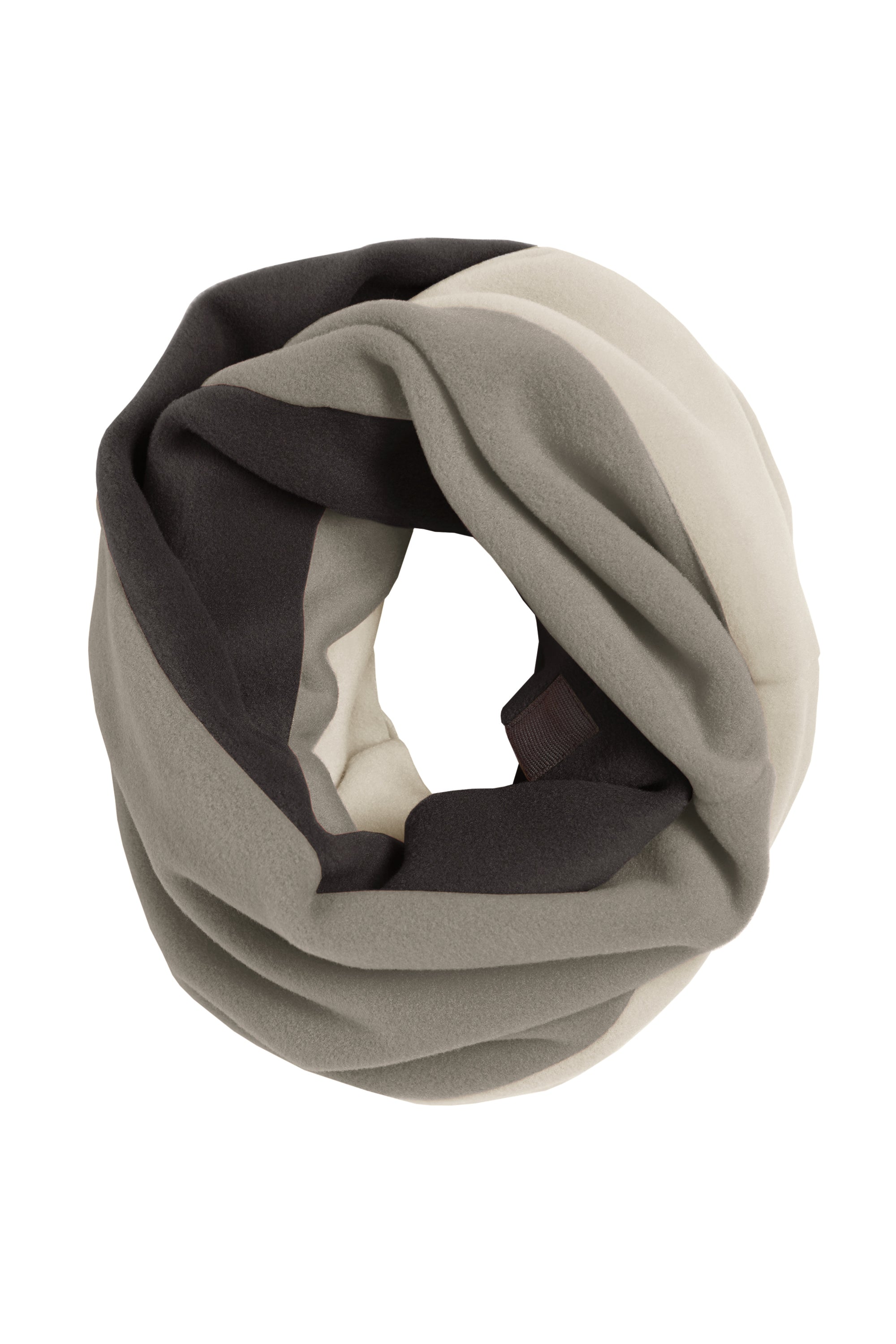 HENRIETTE STEFFENSEN COPENHAGEN LOOP SCHAL PATCH - 4093 SCARFS CHOKOLATE/ELEPH/KIT 324