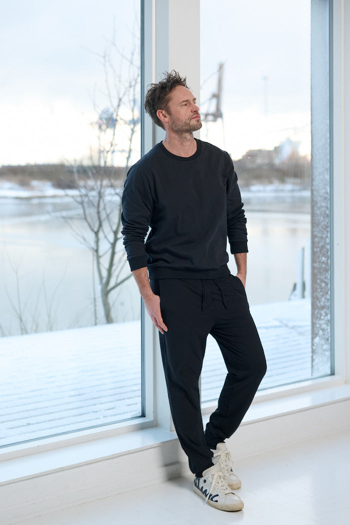 CARL BY STEFFENSEN COPENHAGEN LOUNGEHOSE - 1024C JOGGING BLACK 900