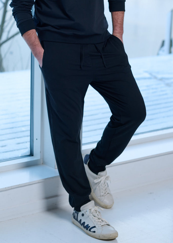 CARL BY STEFFENSEN COPENHAGEN LOUNGEHOSE - 1024C JOGGING BLACK 900