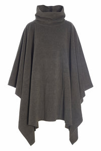 LOUNGE PONCHO DAMEN - 4081 - BARK