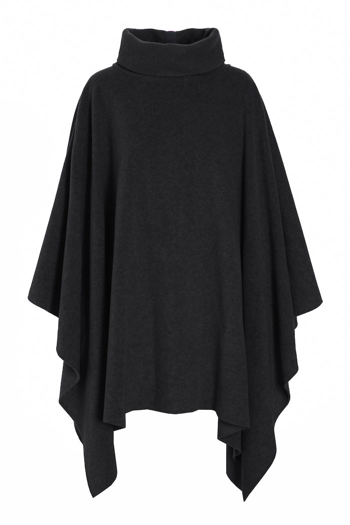 HENRIETTE STEFFENSEN COPENHAGEN LOUNGE PONCHO DAMEN - 4081 PONCHOS SOFT BLACK 914