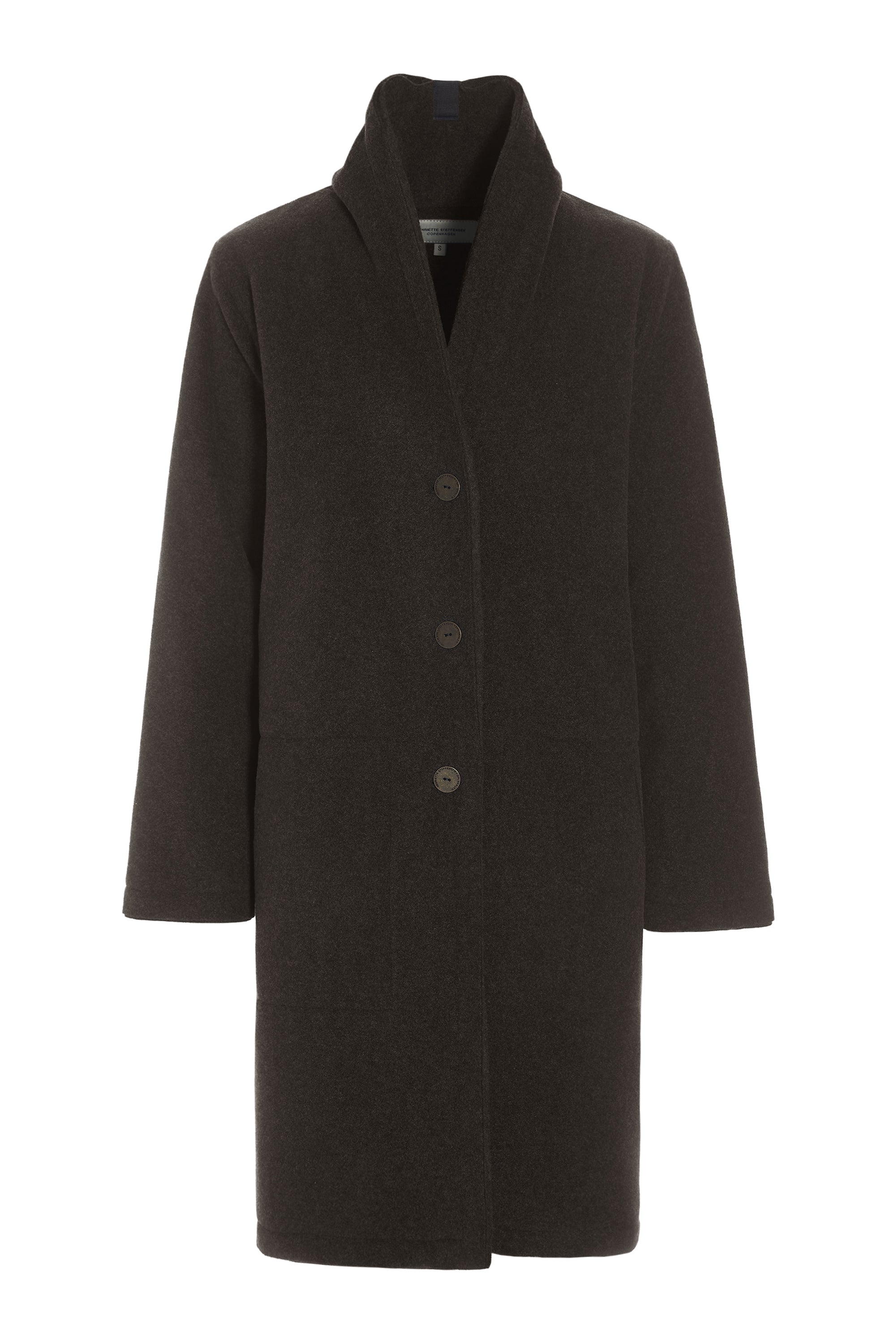 HENRIETTE STEFFENSEN COPENHAGEN MANTEL DOPPELSCHICHT - 7165 COATS CHOKOLATE 844