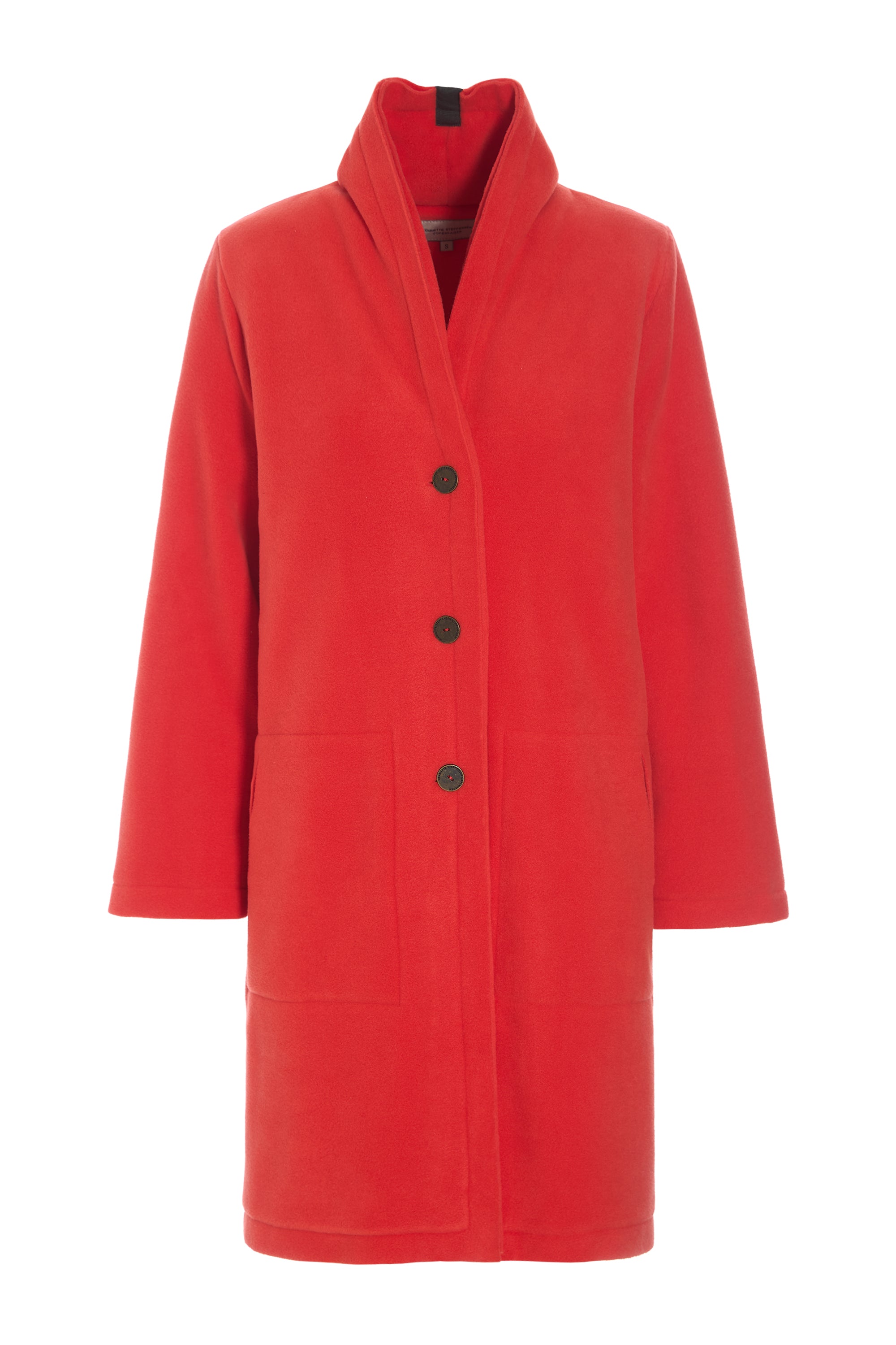 HENRIETTE STEFFENSEN COPENHAGEN MANTEL DOPPELSCHICHT - 7165 COATS TOMATO 845