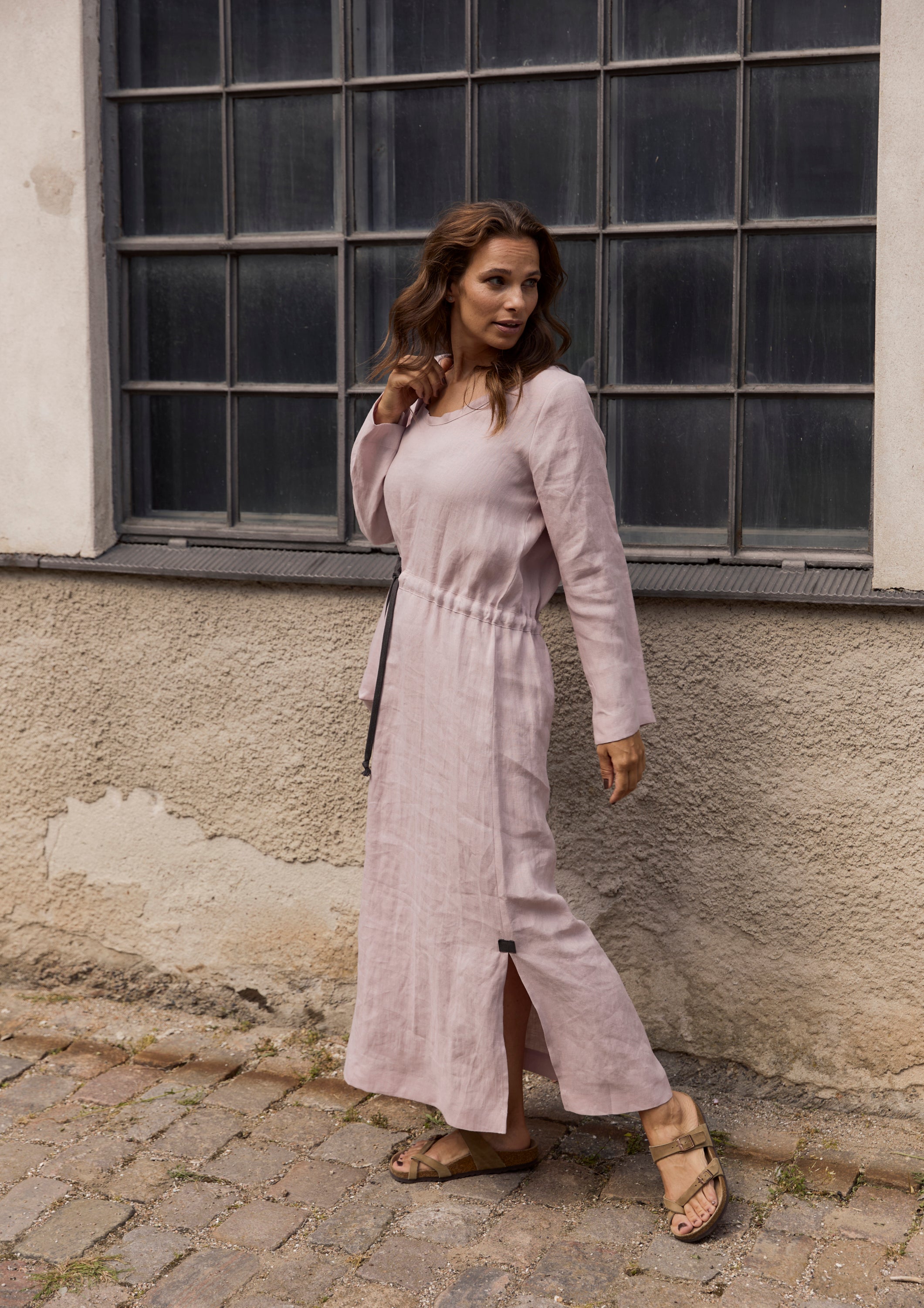 HENRIETTE STEFFENSEN COPENHAGEN MAXI KLEID - 83004 KJOLER NUDE 401