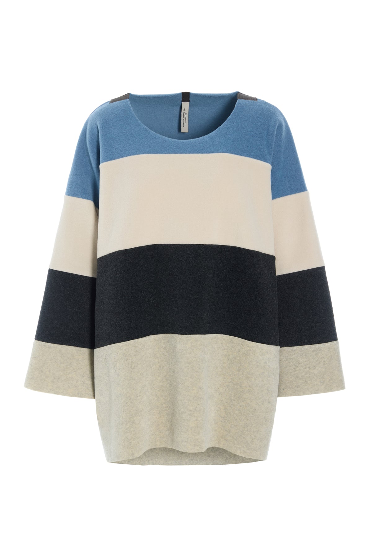 HENRIETTE STEFFENSEN COPENHAGEN MIX BLUSE - 1417 BLUSER COOL COLORS GREY 475
