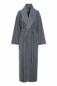 MORGENMANTEL DAMEN MAXI - 7128 MAXI - GREY