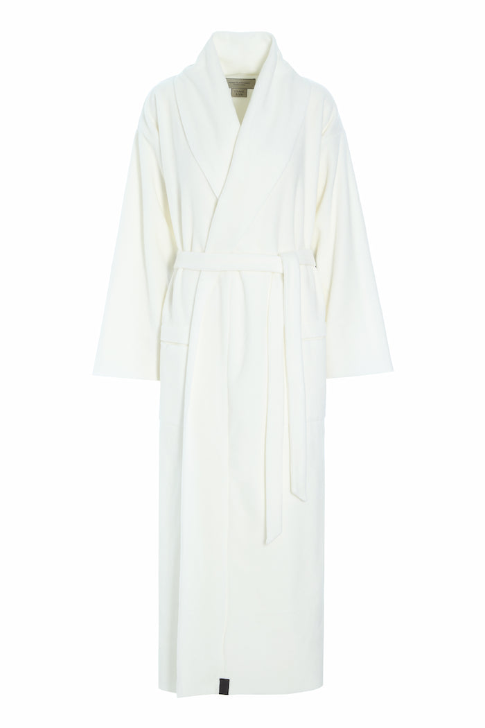 HENRIETTE STEFFENSEN COPENHAGEN MORGENMANTEL DAMEN MAXI - 7128 MAXI BATHROBES OFF WHITE 802