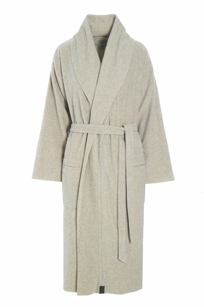 HENRIETTE STEFFENSEN COPENHAGEN MORGENMANTEL FRAUEN MIDI - 7128 MIDI BATHROBES SAND 805