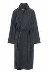 MORGENMANTEL DAMEN MIDI - 7128 MIDI - SOFT BLACK