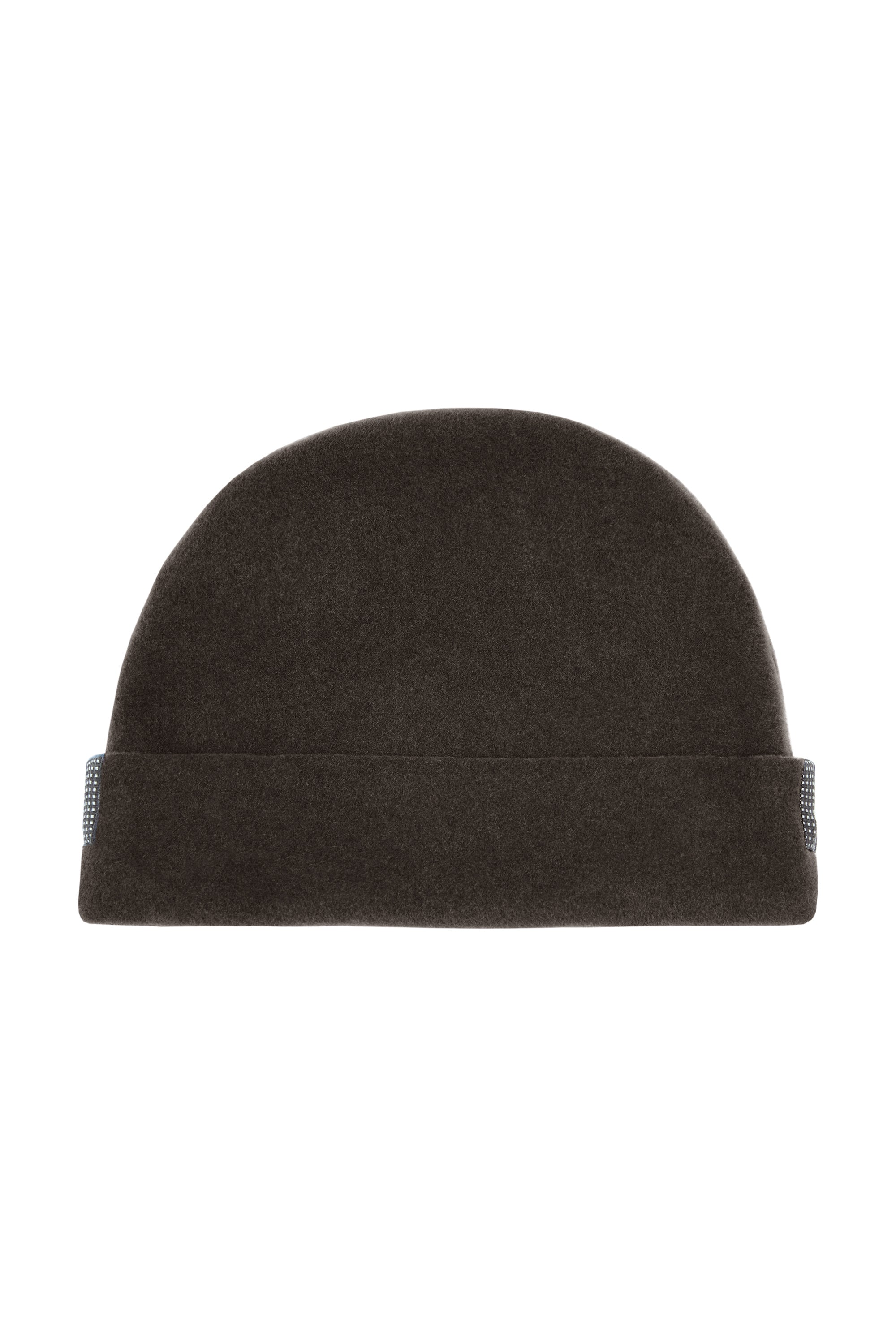 CARL BY STEFFENSEN COPENHAGEN MÜTZE MIT UMLAUFENDER KANTE - 1008C HATS CHOKOLATE 844