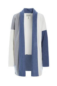 NO WASTE CARDIGAN  - 7175 - BLUE MIX