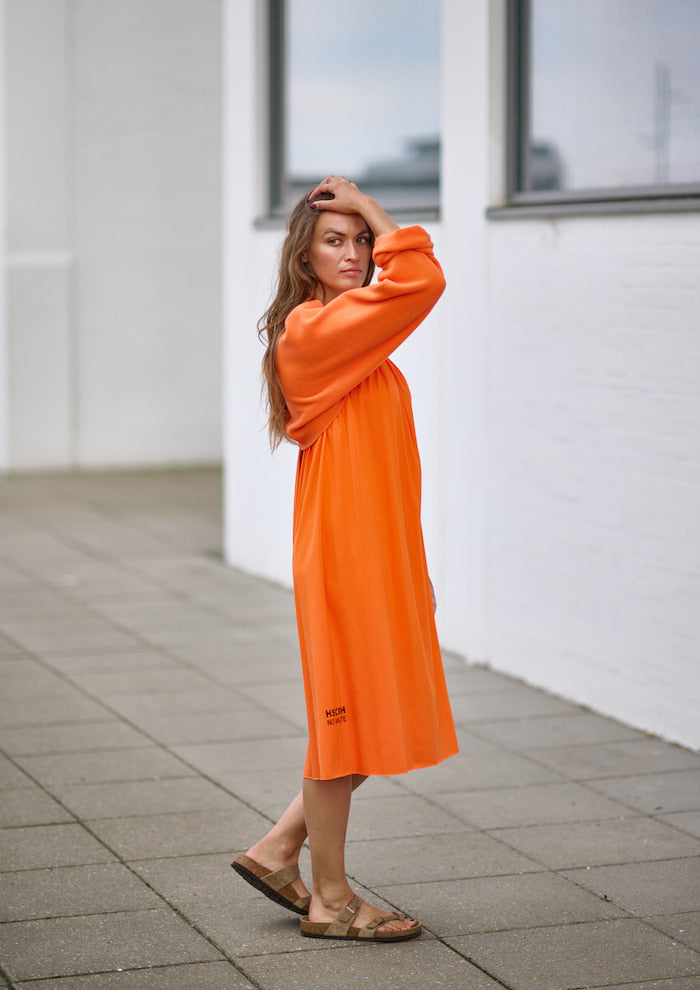 HENRIETTE STEFFENSEN COPENHAGEN NO WASTE TRÄGERKLEID - 98061NW KJOLER ORANGE 773