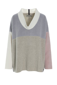 NW SWEATER MIT KRAGEN - 1314 - MULTICOLOR SS20
