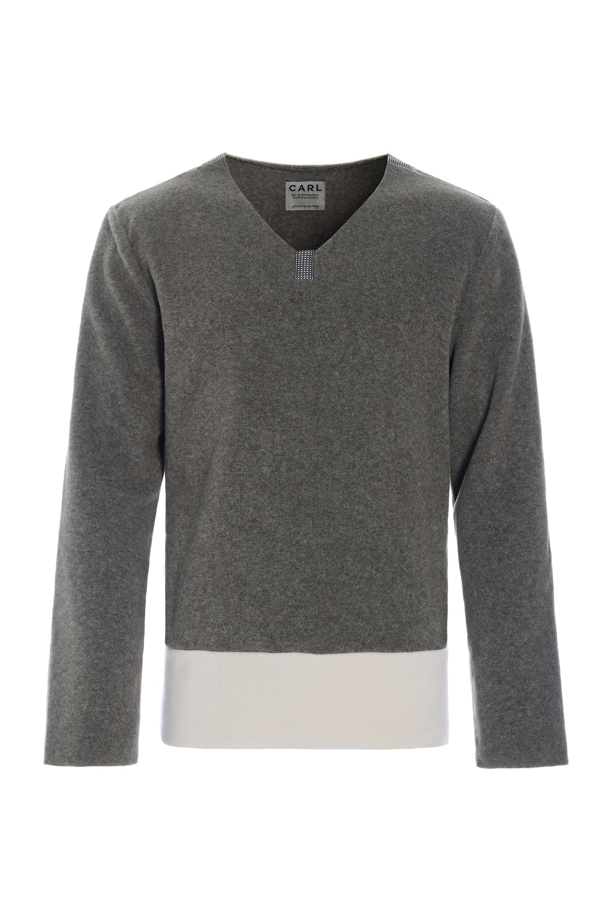CARL BY STEFFENSEN COPENHAGEN ONE SIZE BLUSE MÂNNER - 1013C BLOUSES & SWEATERS BARK/KIT 846
