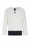 ONE SIZE BLUSE MÂNNER - 1013C - OFF WHITE/SOFT BLACK