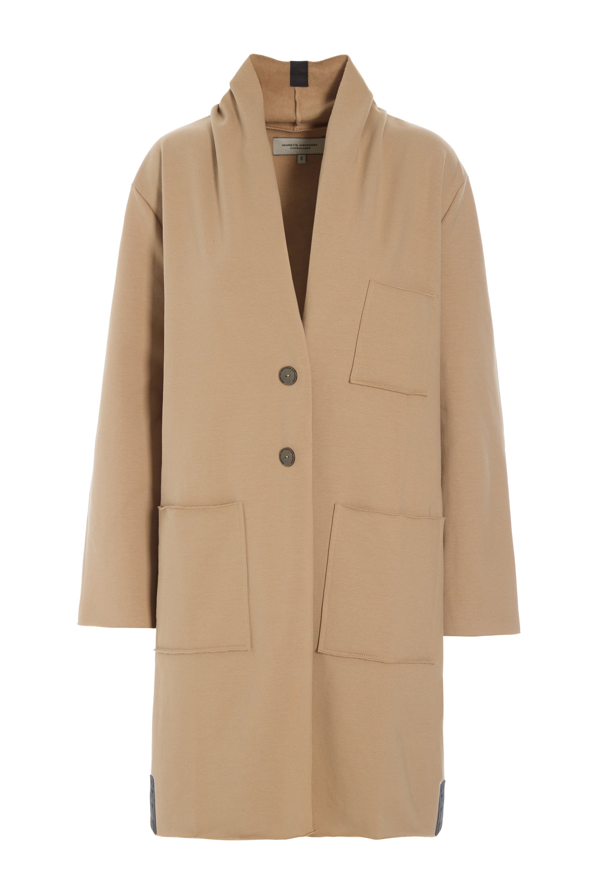 HENRIETTE STEFFENSEN COPENHAGEN OVERSIZE BLAZER - 77005 CARDIGANS CAMEL 815