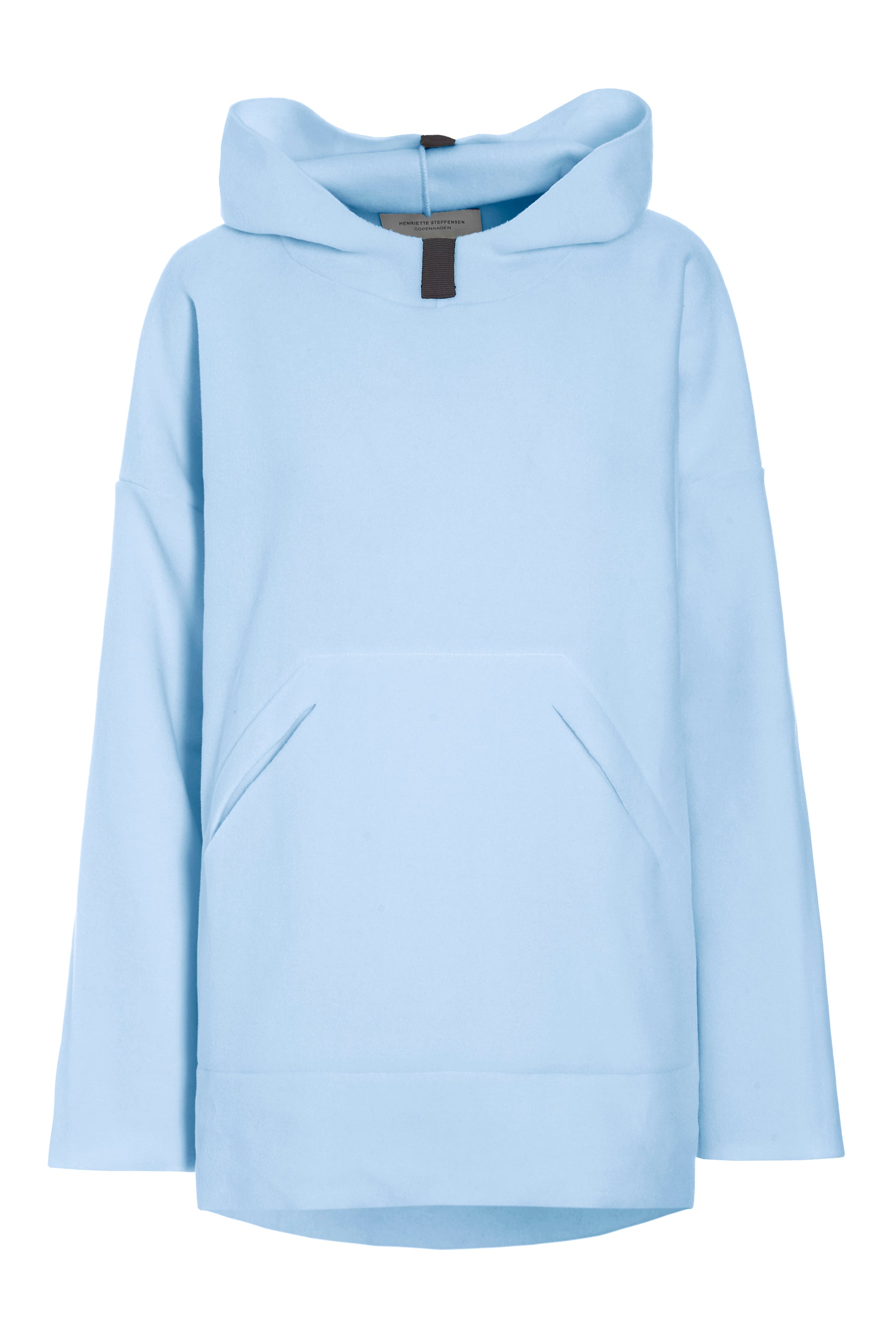 HENRIETTE STEFFENSEN COPENHAGEN OVERSIZE KAPUZENPULLOVER - 7160 HOODIES BABY BLUE 671