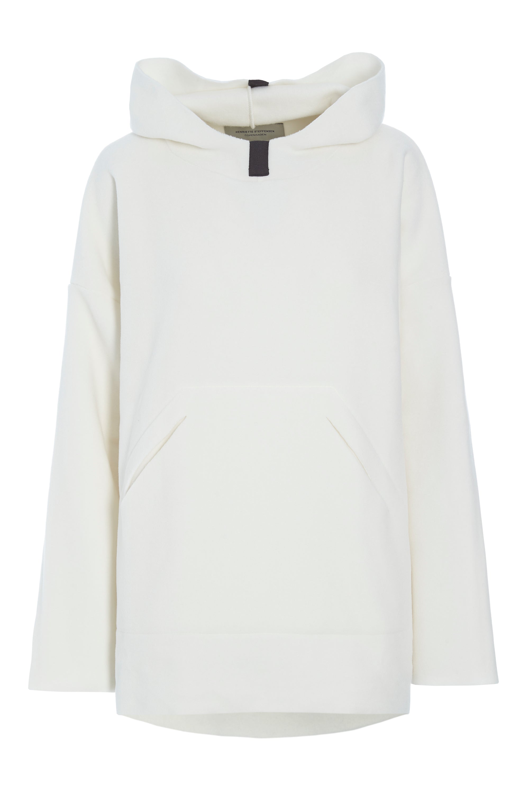 HENRIETTE STEFFENSEN COPENHAGEN OVERSIZE KAPUZENPULLOVER - 7160 HOODIES OFF WHITE 802